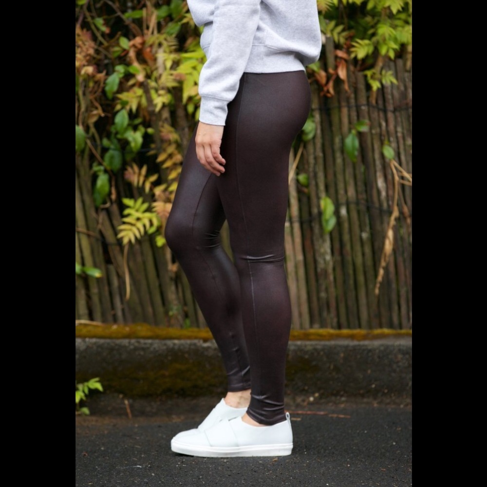 Spanx Faux Leather Leggings NWOT